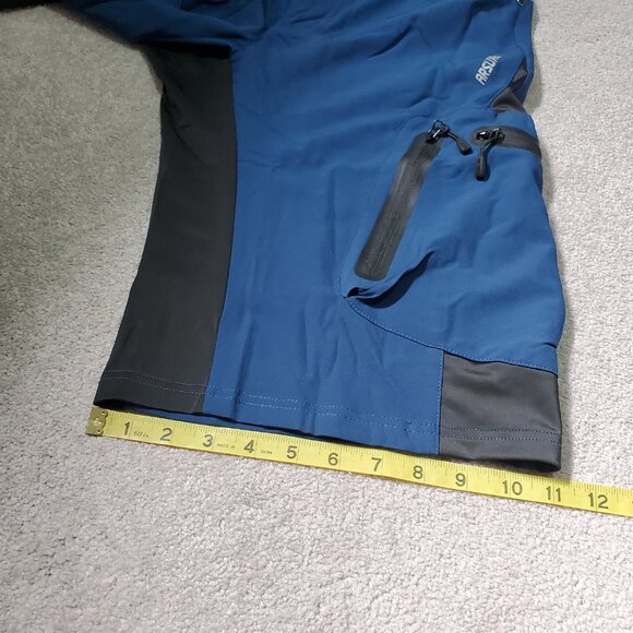 ARSUXEO Mountain Biking MTB 12.5" Cargo Shorts Cycling Stretch Navy Men's Small - Picture 15 of 15